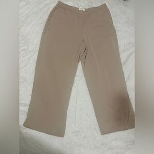 Abercrombie & Fitch Taupe Straight-Leg Trousers